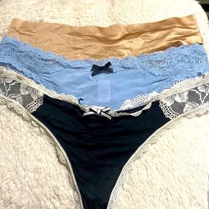 Lot of 3 Brand new Victoria Secret thong set
